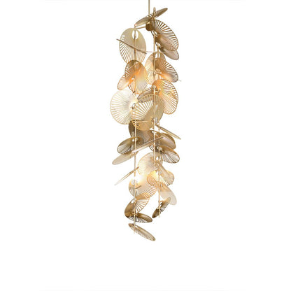 Cattail Leaf Candelabrum Chandelier