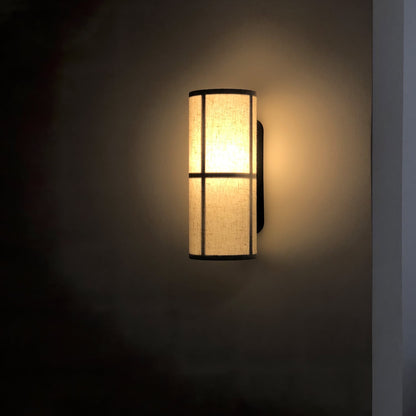 Cylinder Fabric Wall-mounted lamp Wall Lamp