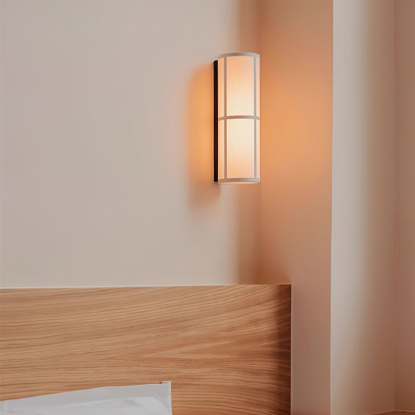 Cylinder Fabric Wall-mounted lamp Wall Lamp