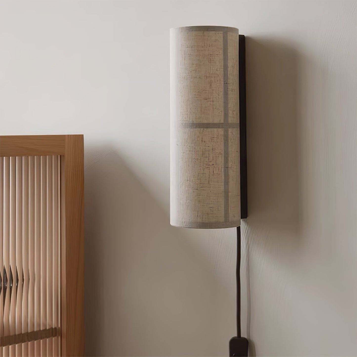 Cylinder Fabric Wall-mounted lamp Wall Lamp