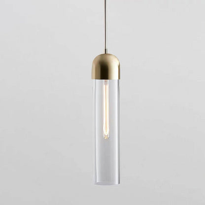 Glass Cylindrical Shape Drop light Pendant Light