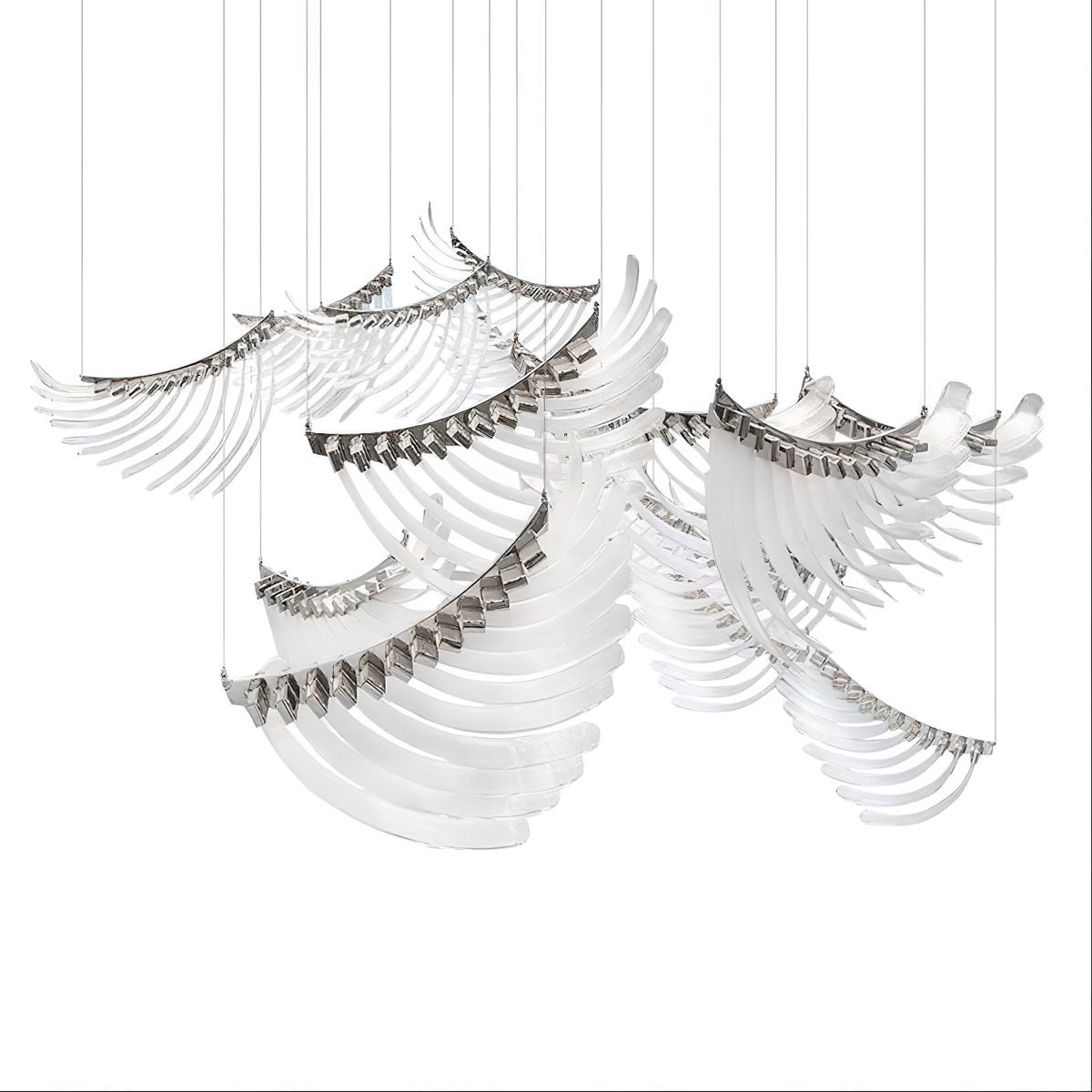 Bird Feather Wings Pendant light Chandelier