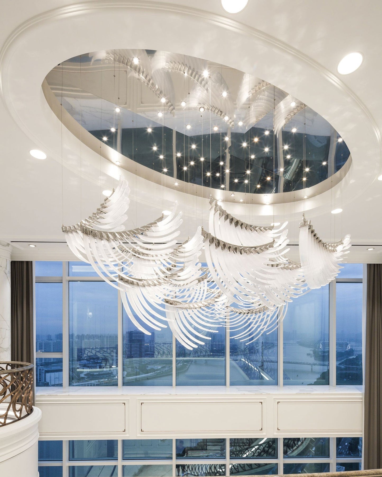 Bird Feather Wings Pendant light Chandelier