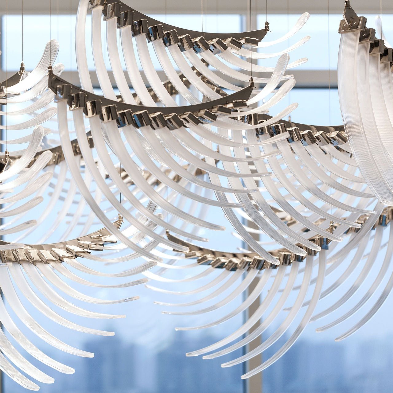 Bird Feather Wings Pendant light Chandelier