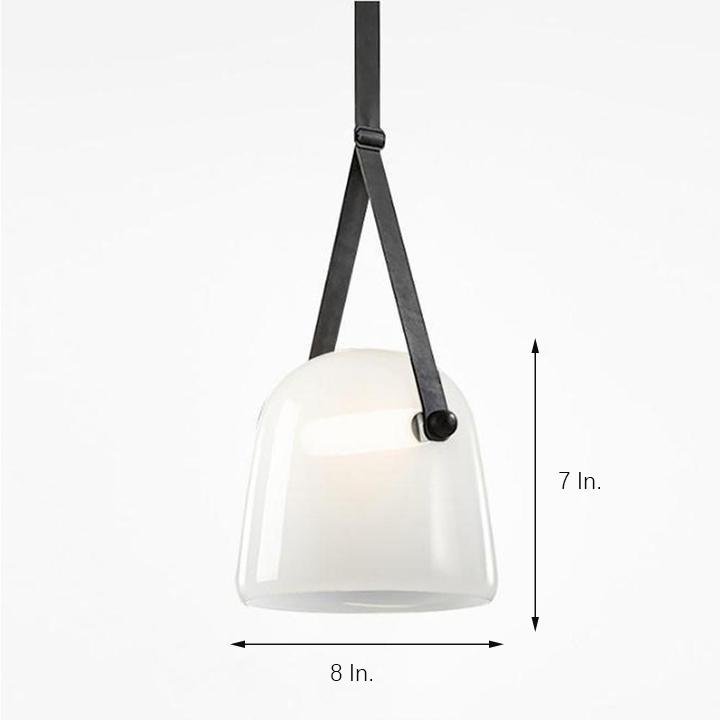 Unique Glass Metal LED Industrial Style Pendant Light Kitchen Island Lighting