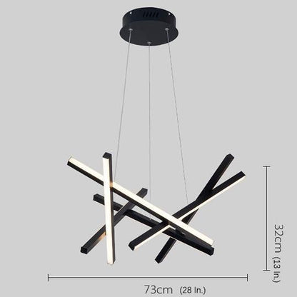 8-light Modern LED Sputnik Chandelier Stylish Island Lighting for Kitchen, Dining Room