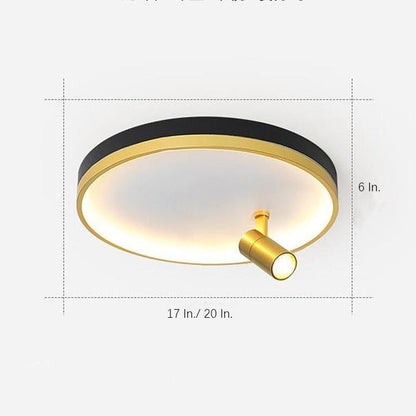 Round Dimmable LED Modern Ceiling Lights Flush Mount Lighting Ceiling Lamp