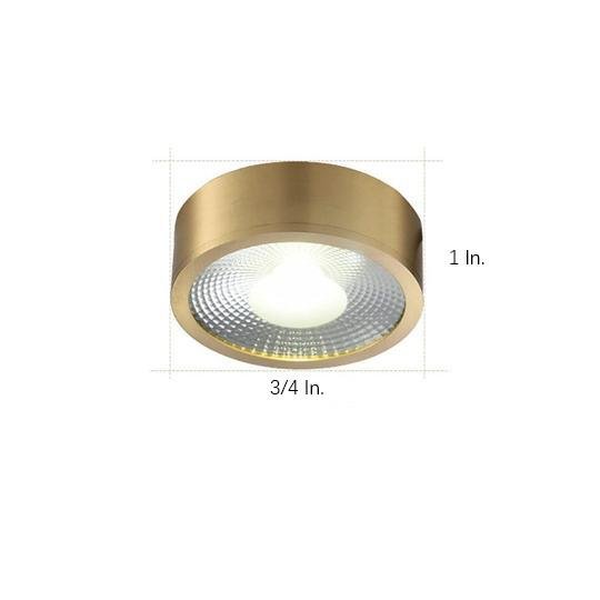 Round LED Copper Modern Ceiling Lights Flush Mount Lighting Ceiling Lamp