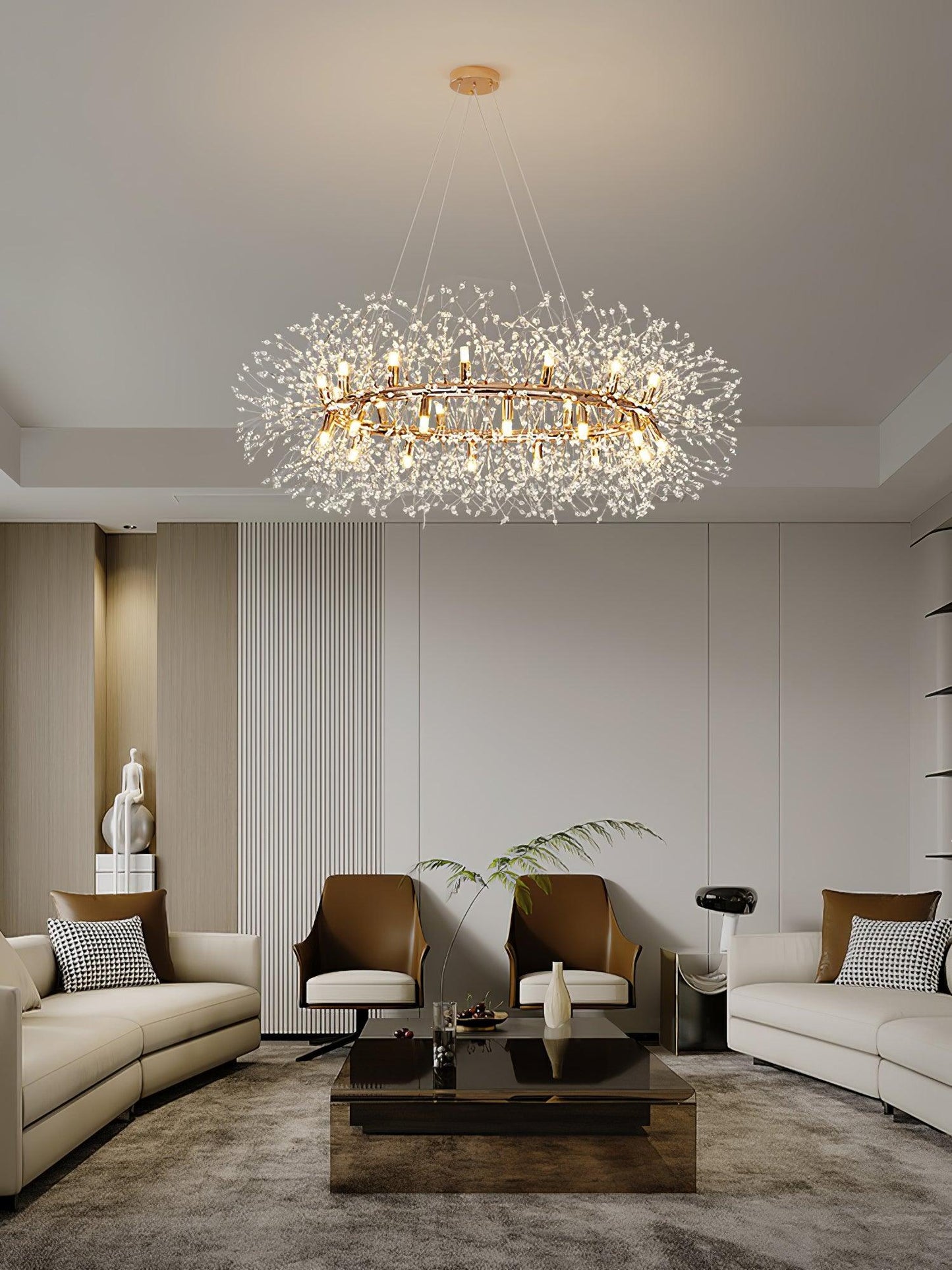 Dandelion Round Ceiling fixture Chandelier