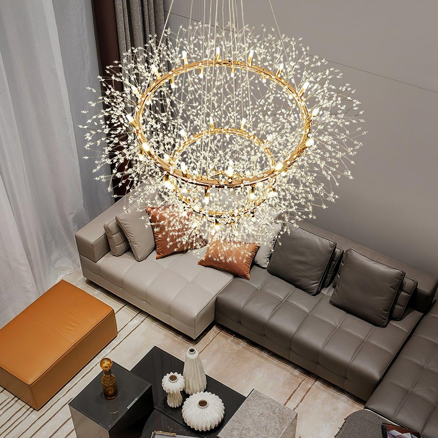 Dandelion Round Ceiling fixture Chandelier