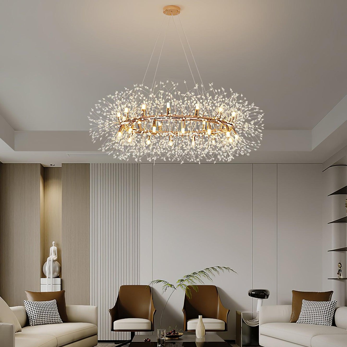 Dandelion Round Ceiling fixture Chandelier