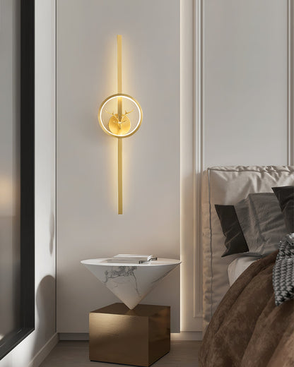 Deer Brass Wall-mounted light Wall Lamp