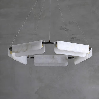 Delia Alabaster Pendant light Chandelier