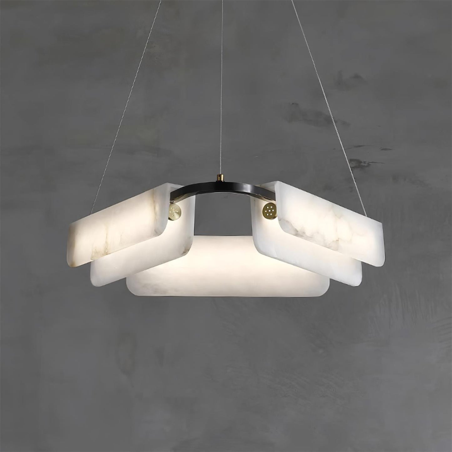 Delia Alabaster Pendant light Chandelier