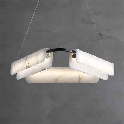 Delia Alabaster Pendant light Chandelier