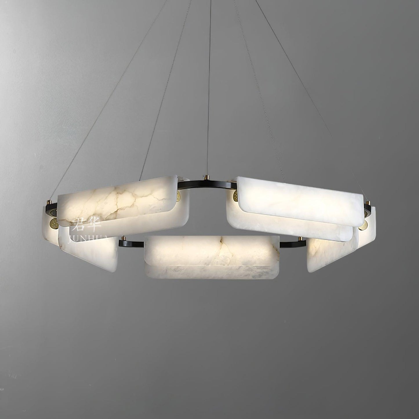 Delia Alabaster Pendant light Chandelier