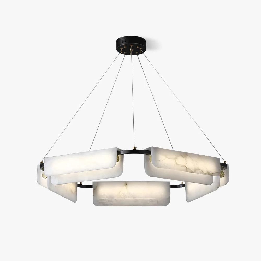 Delia Alabaster Pendant light Chandelier