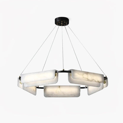 Delia Alabaster Pendant light Chandelier