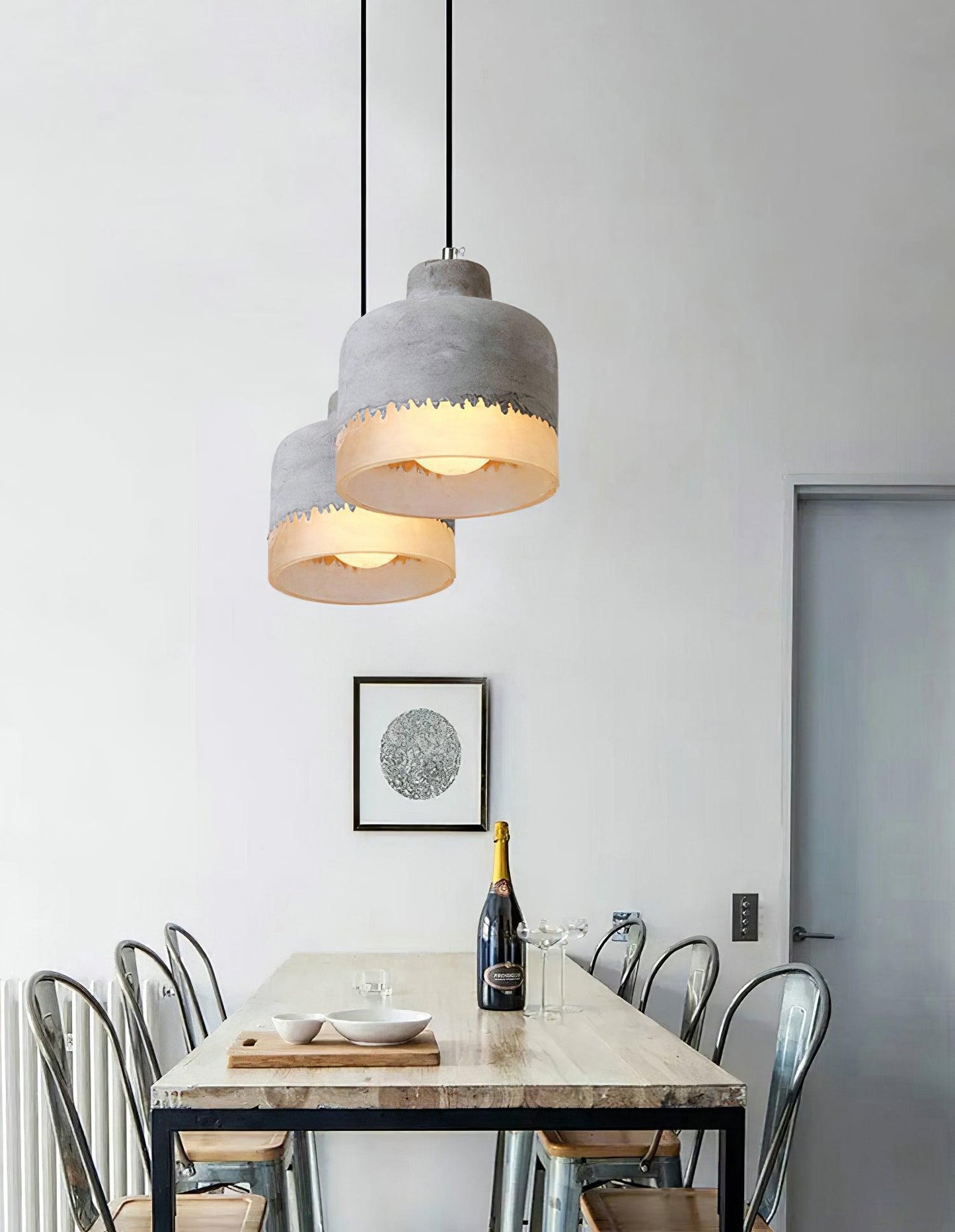 Delia Cement Houselight Pendant Light