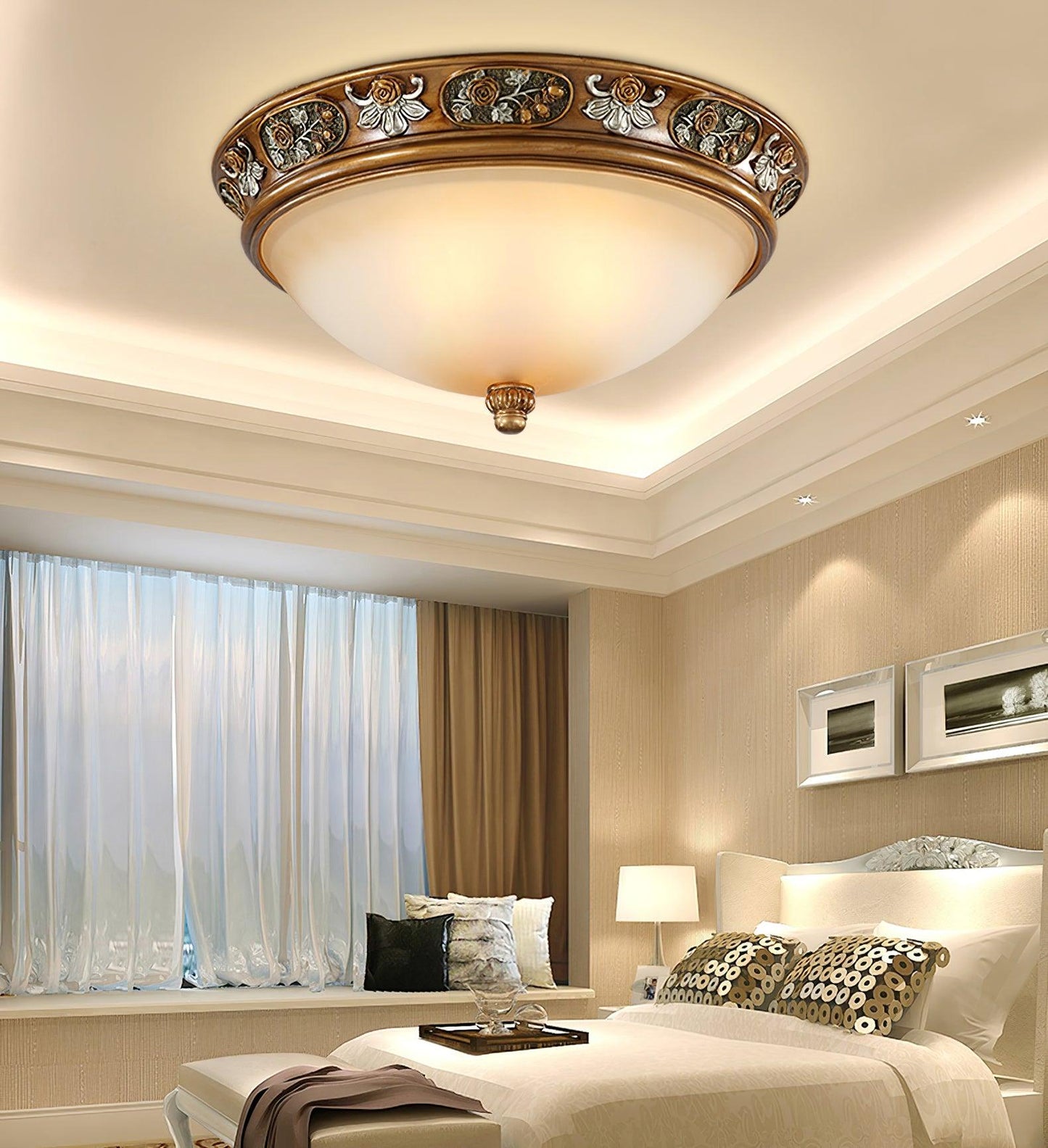 Deltana Resin Recessed Ceiling-mounted light Ceiling Light