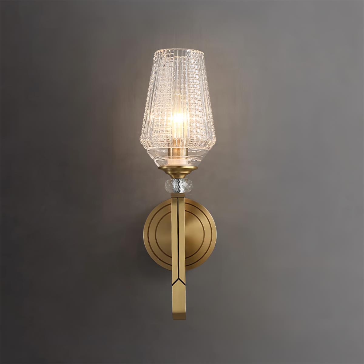 Devora Brass Bracket light Wall Lamp