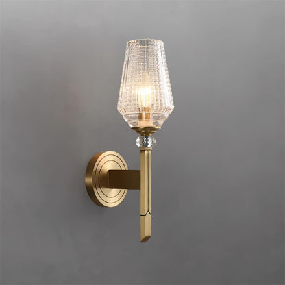 Devora Brass Bracket light Wall Lamp