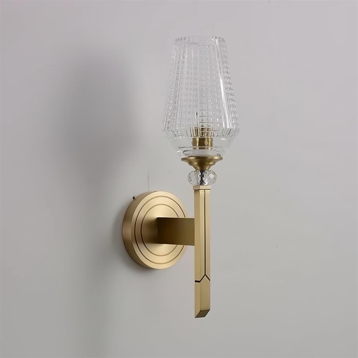 Devora Brass Bracket light Wall Lamp