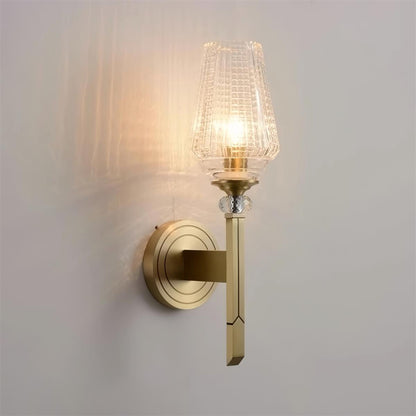 Devora Brass Bracket light Wall Lamp