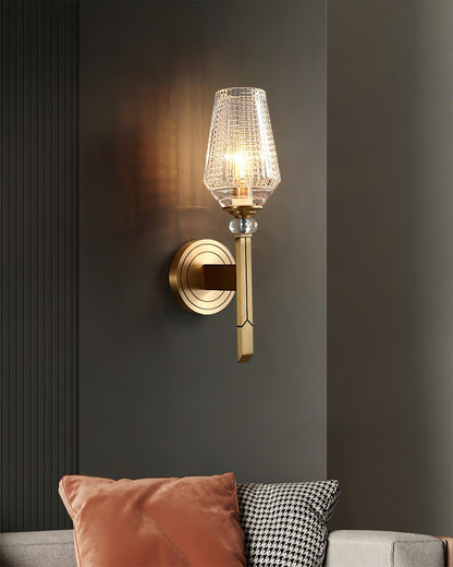 Devora Brass Bracket light Wall Lamp