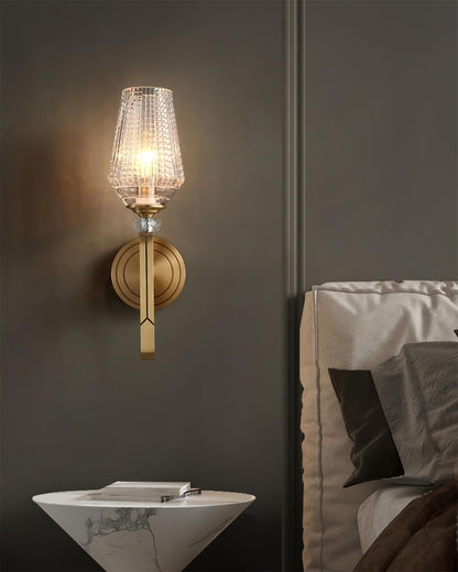 Devora Brass Bracket light Wall Lamp