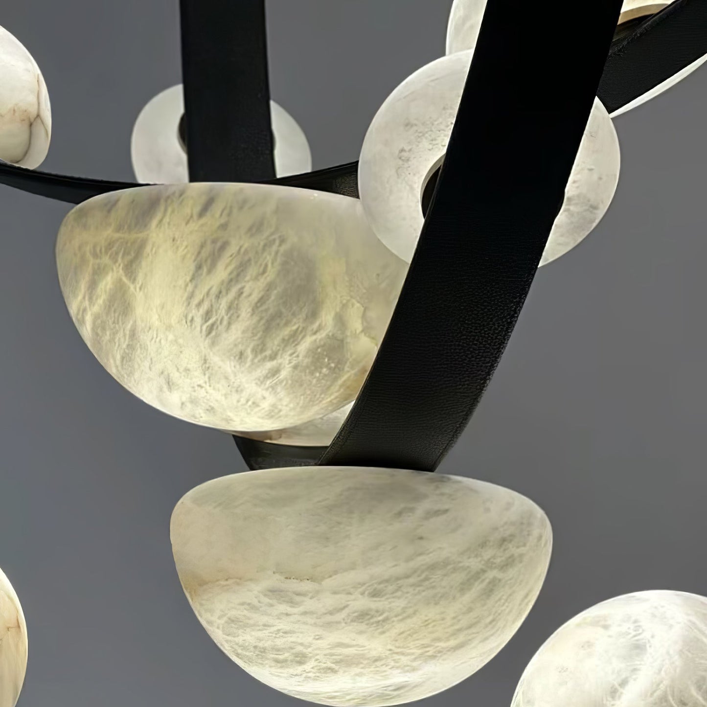 Dew Drops Alabaster Ceiling fixture Chandelier