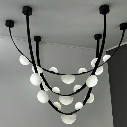 Dew Drops Alabaster Ceiling fixture Chandelier