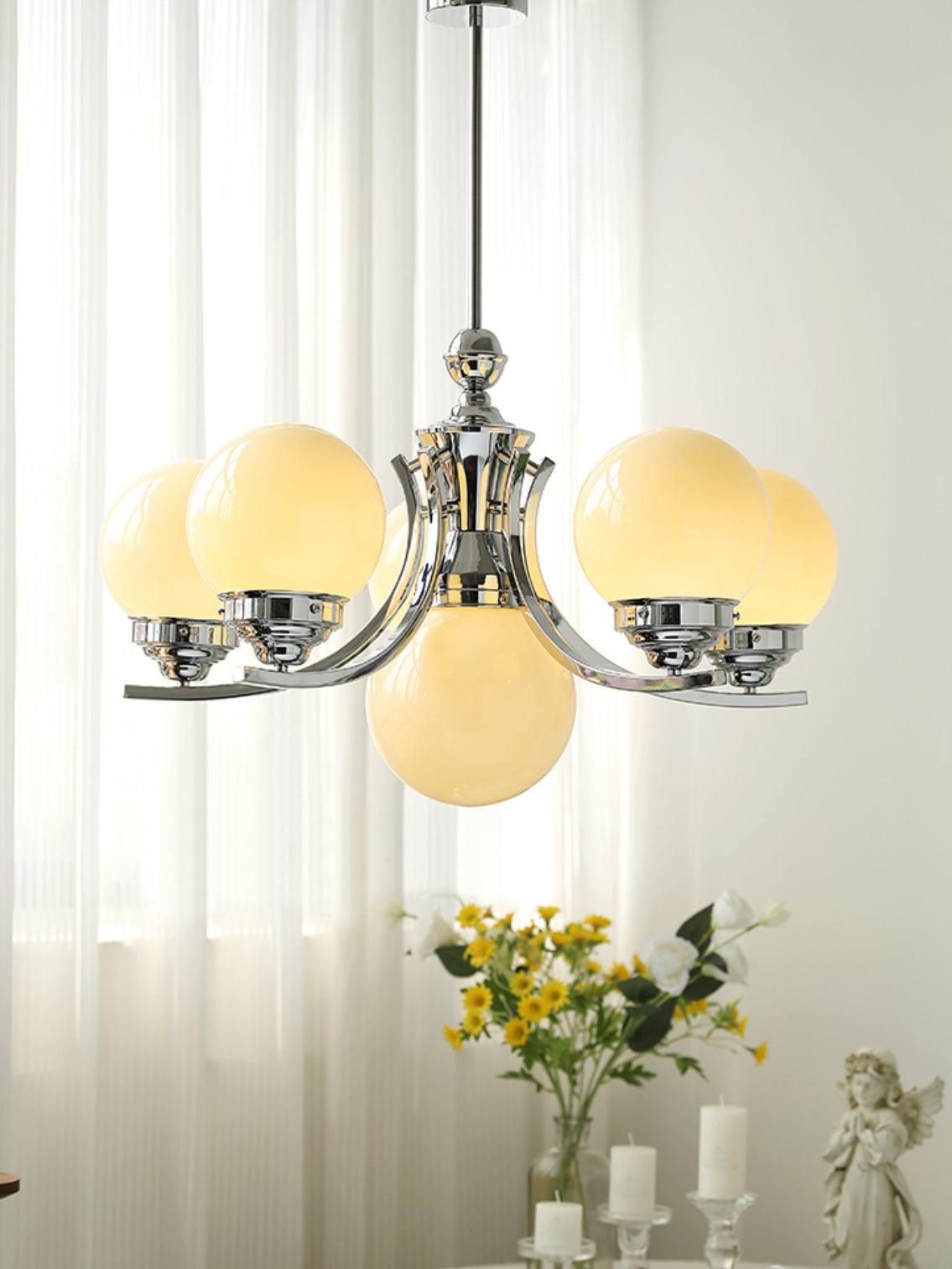 Dewdrop Globe Candelabrum Chandelier