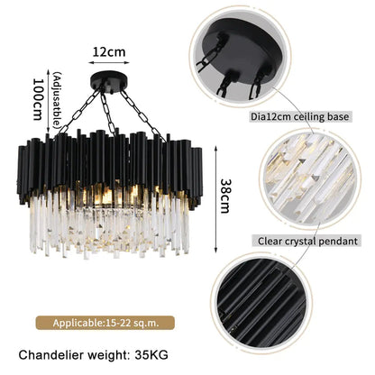 Vigo Collection Crystal Chandelier