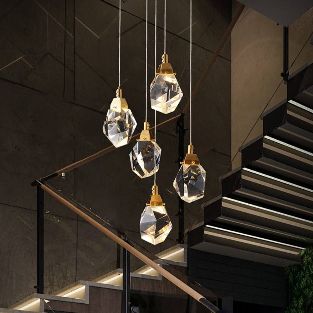 Diamante Crystal Pendant Chandelier