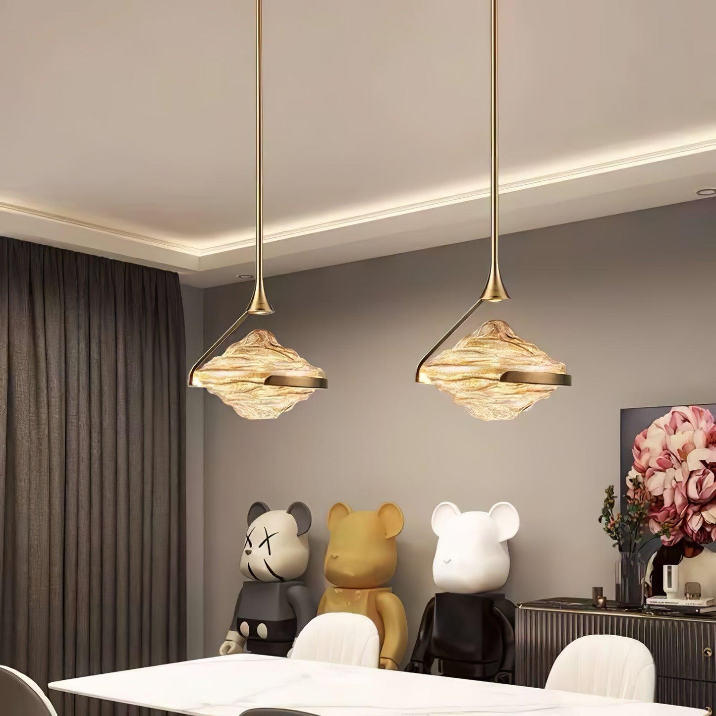 Diamond Crystal Ceiling light fitting Pendant Lamp