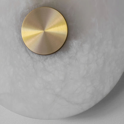 Disc Shaped Alabaster Wall sconce Wall Light