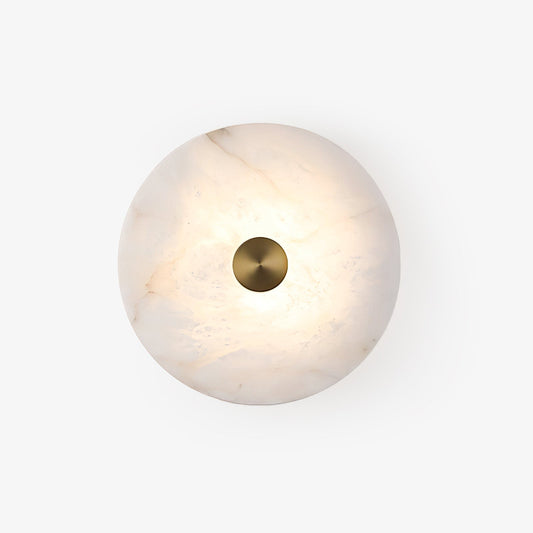 Disc Shaped Alabaster Wall sconce Wall Light