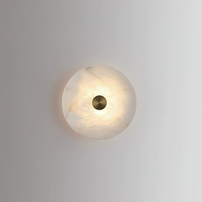 Disc Shaped Alabaster Wall sconce Wall Light