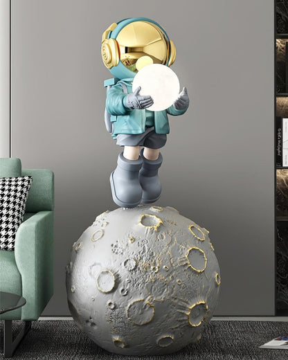 Diver Astronaut Built-in Battery Accent Lamp Floor Lamp