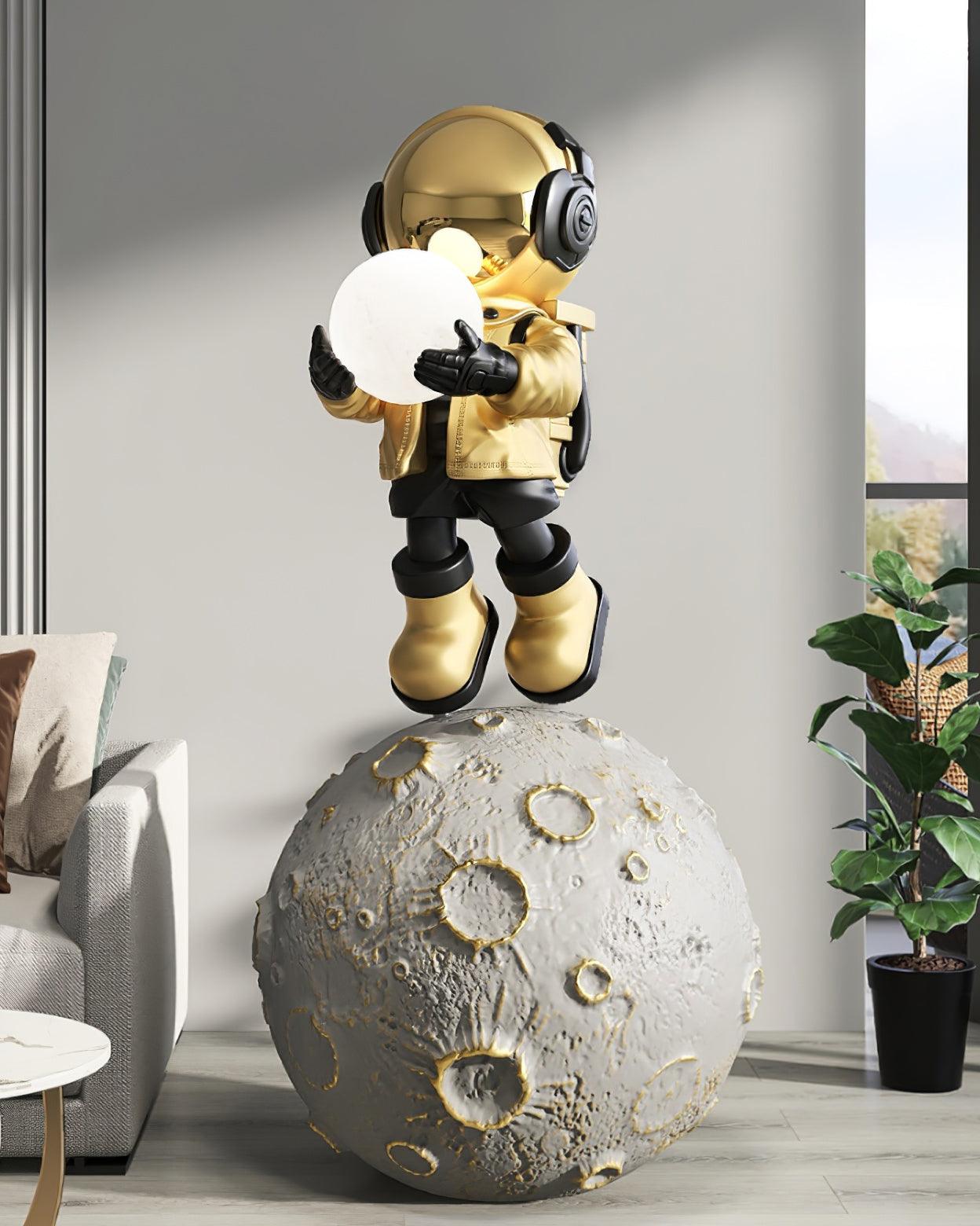 Diver Astronaut Built-in Battery Accent Lamp Floor Lamp