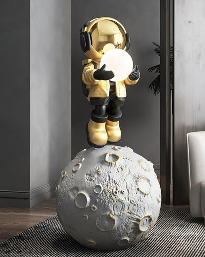 Diver Astronaut Built-in Battery Accent Lamp Floor Lamp