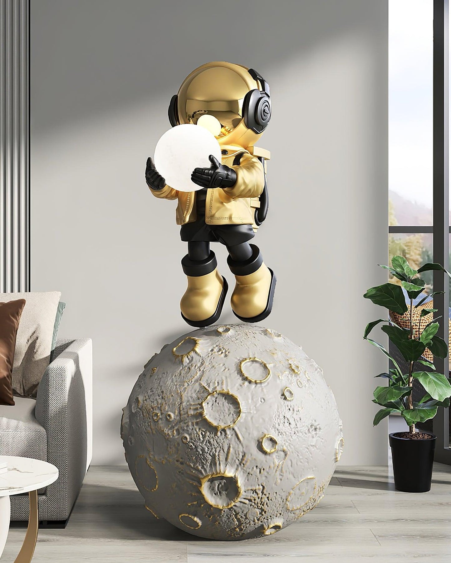 Diver Astronaut Built-in Battery Accent Lamp Floor Lamp