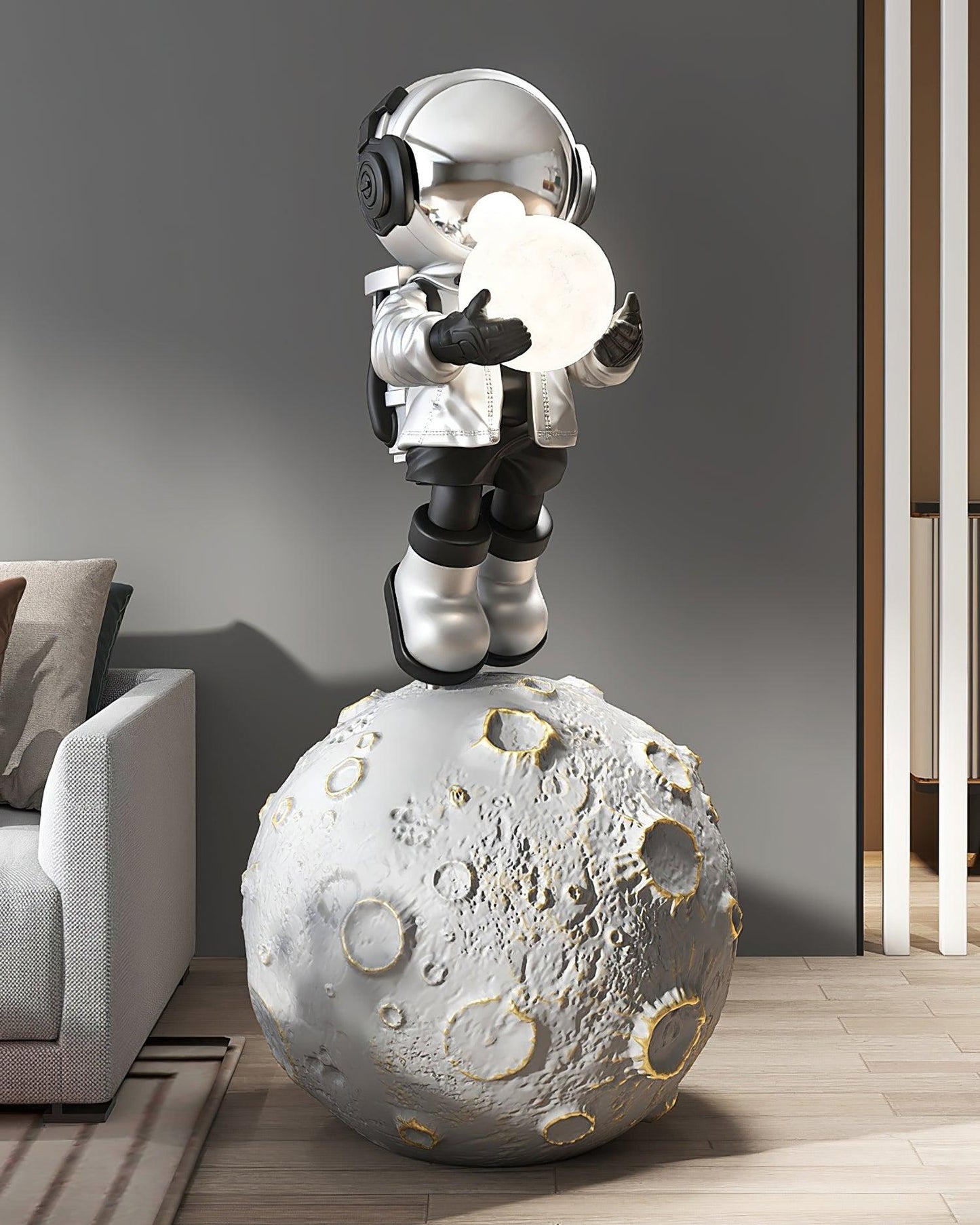 Diver Astronaut Built-in Battery Accent Lamp Floor Lamp