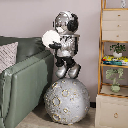 Diver Astronaut Built-in Battery Accent Lamp Floor Lamp