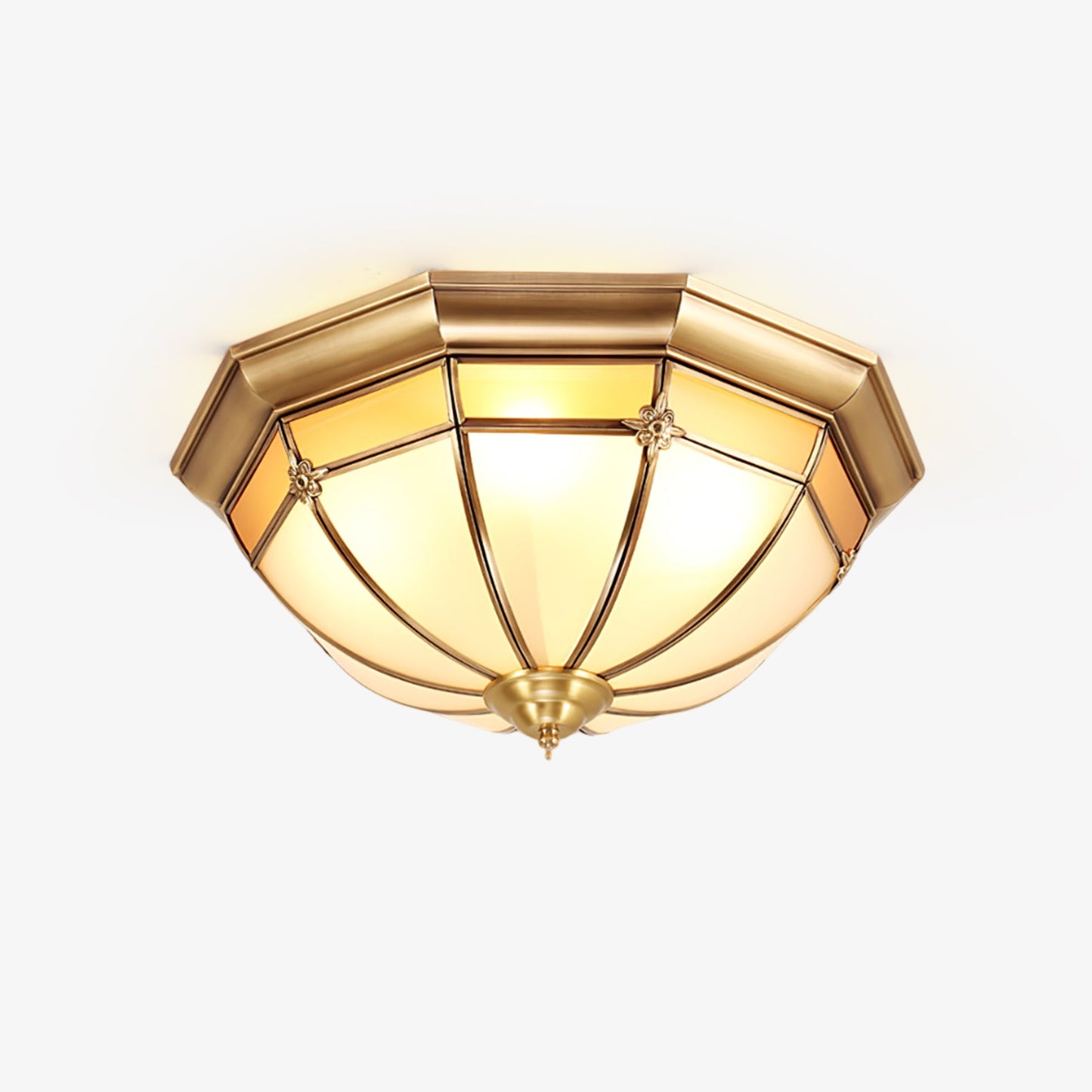 Dome Brass Flush Ceiling-mounted light Ceiling Lamp