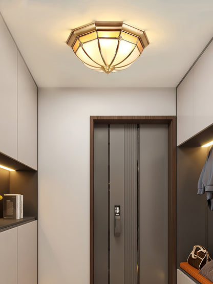 Dome Brass Flush Ceiling-mounted light Ceiling Lamp