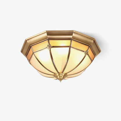 Dome Brass Flush Ceiling-mounted light Ceiling Lamp