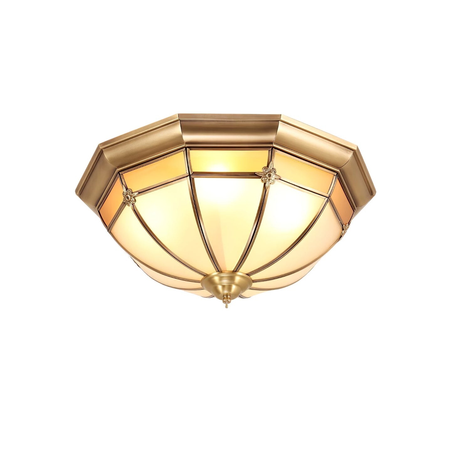 Dome Brass Flush Ceiling-mounted light Ceiling Lamp