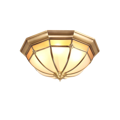 Dome Brass Flush Ceiling-mounted light Ceiling Lamp